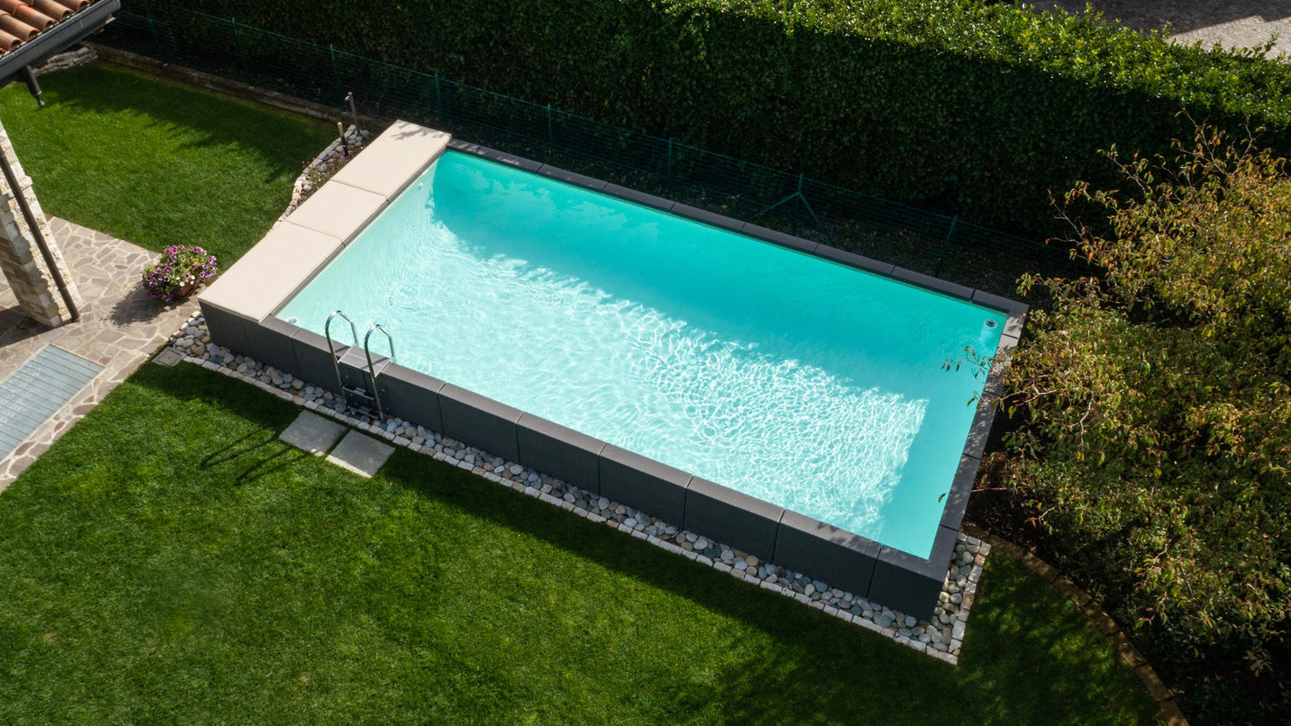 halbversenkter Pool - Dolcevita Divina37