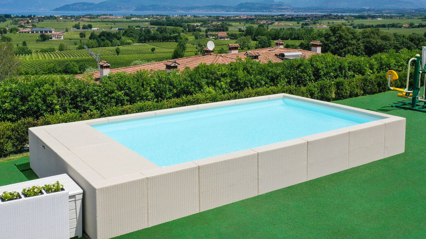 halbversenkter Pool - Dolcevita Divina37