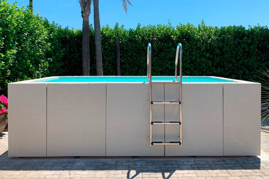 Aufstellpool Diva 2x4 mit Dosieranlage