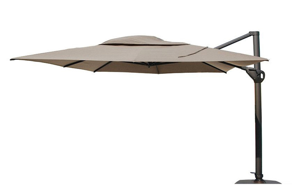 Sonnenschirm Exklusiv 300 x 400 cm | Taupe