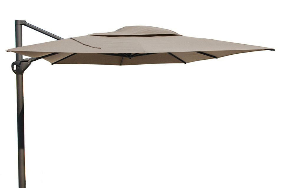 Sonnenschirm Exklusiv 300 x 400 cm | Taupe