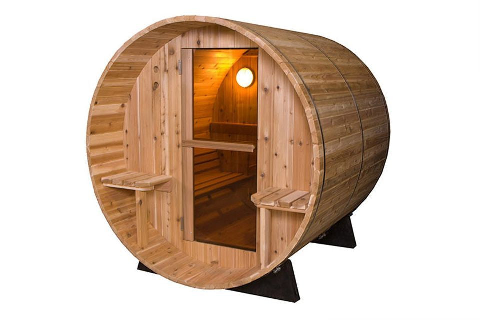 Saunafass Hot Lounge für 6 Personen / 245 x 185 x 200 cm