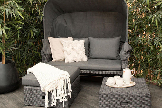 Loungebett Seano | Anthrazit